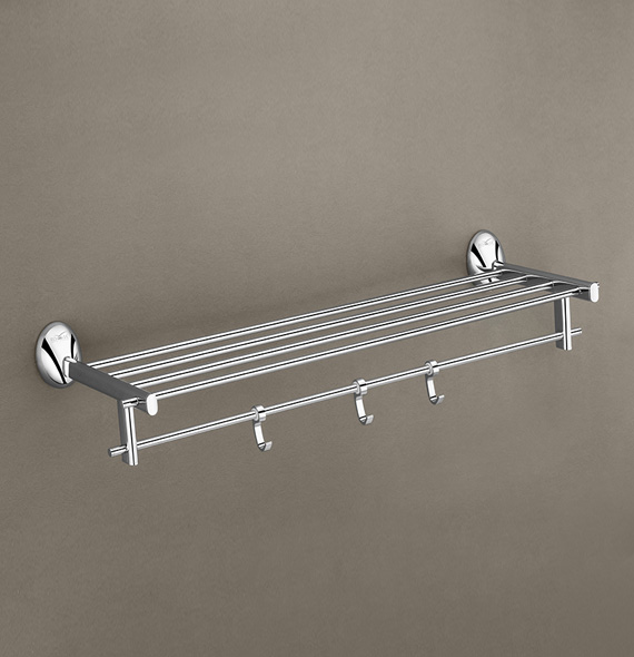 Towel Rack With Rod