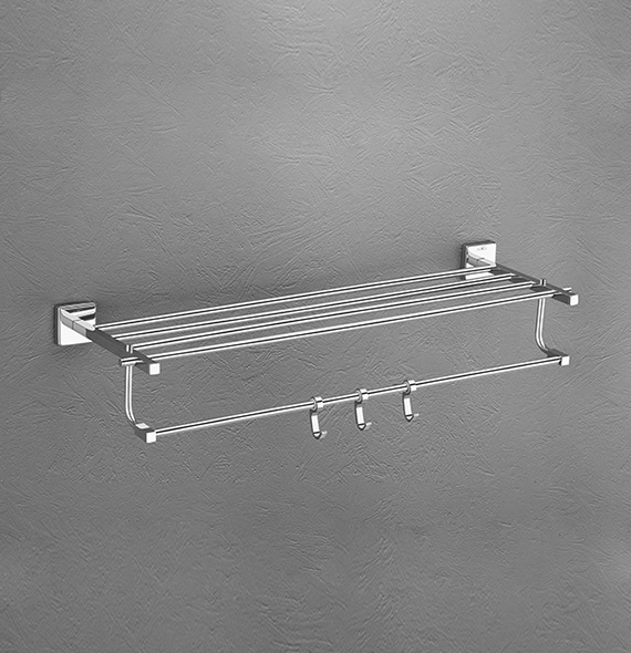 Towel Rack With Rod