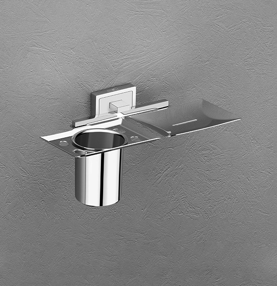 Toothbrush Holder With Soap Dish