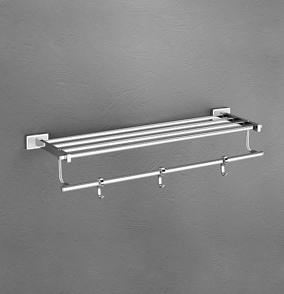 Towel Rack With Rod