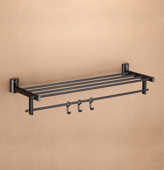 Towel Rack With Rod