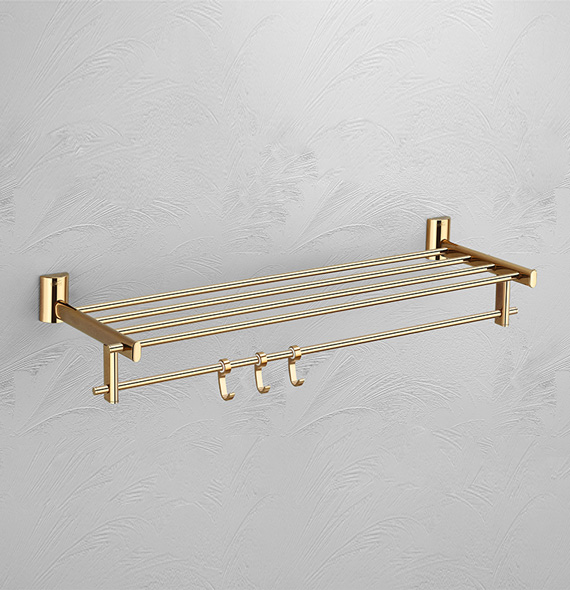 Towel Rack With Rod