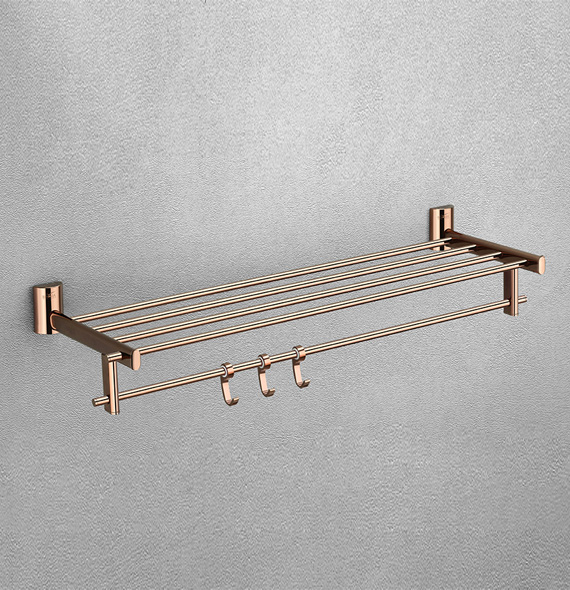 Towel Rack With Rod