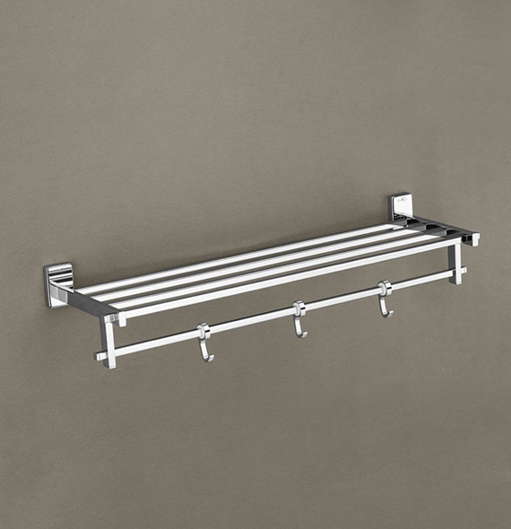 Towel Rack With Rod