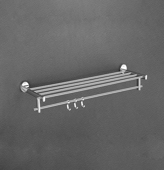 Towel Rack With Rod