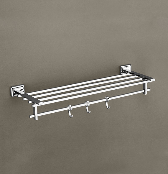 Towel Rack With Rod