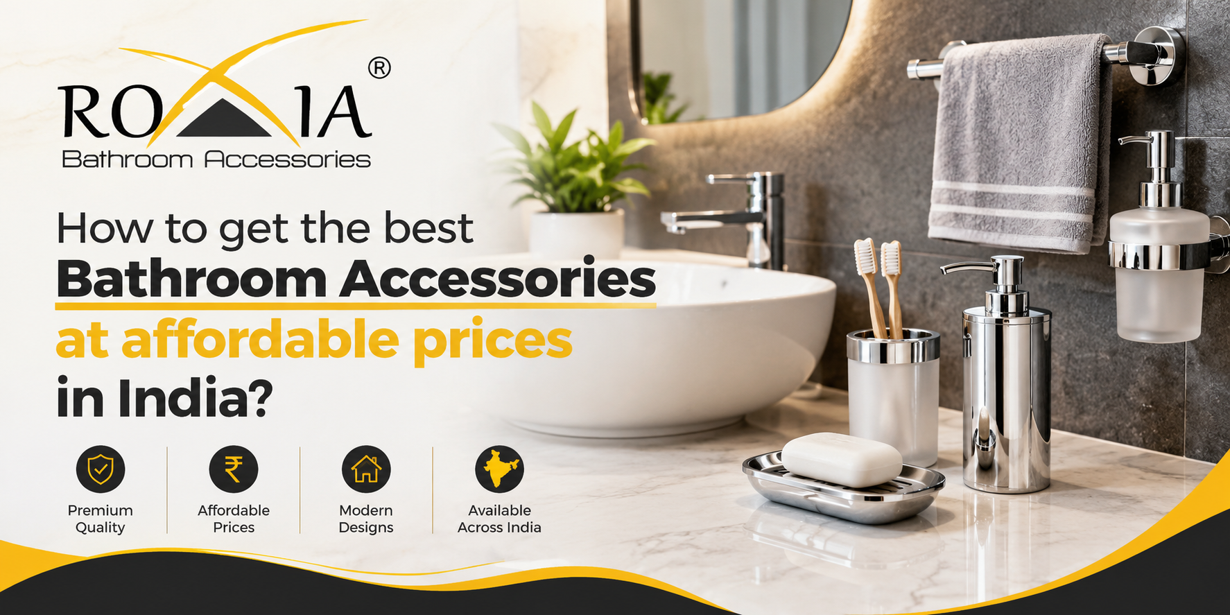 How to get the best Bathroom Accessories at affordable prices in India?